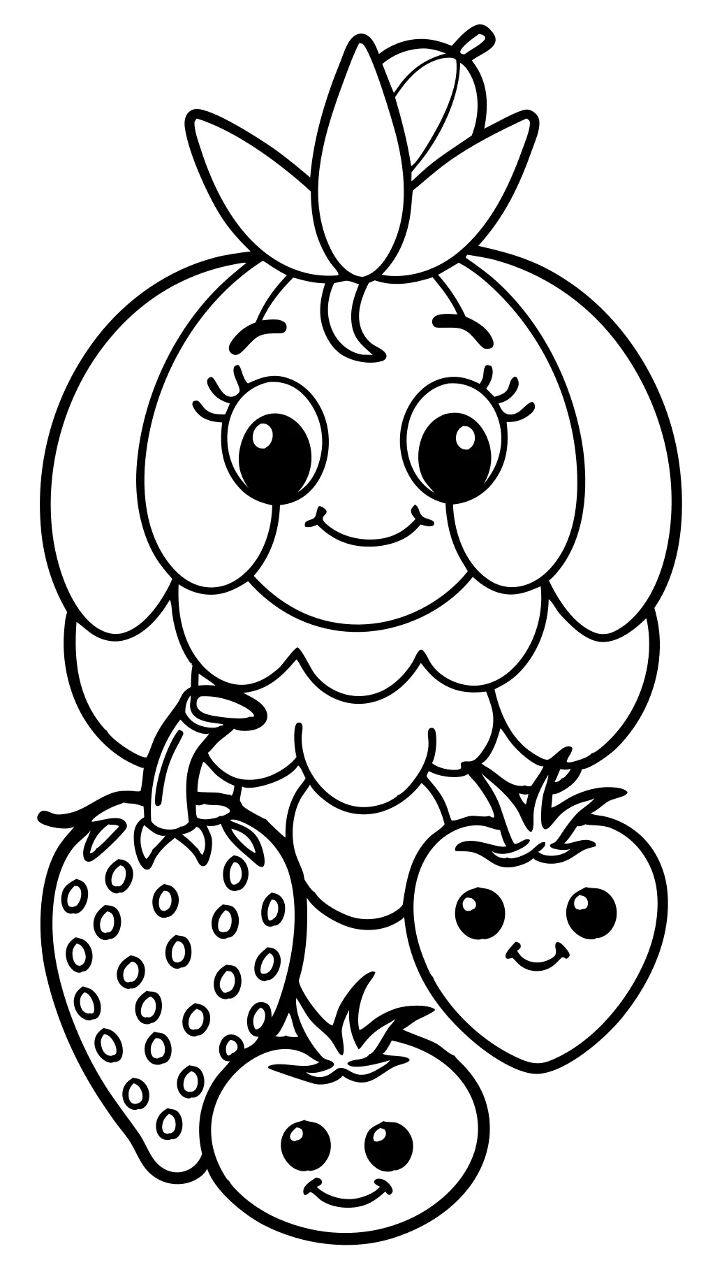 printable coloring pages fruit